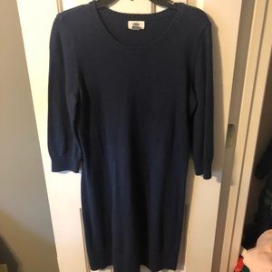 Navy Blue Sweater dress